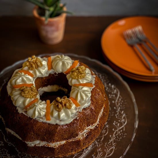 The Best Healthy Bundt Carrot Cake