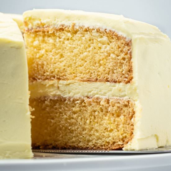 Eggless Lemon Cake