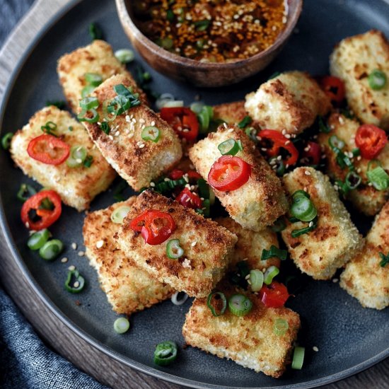 Air Fryer Panko Tofu