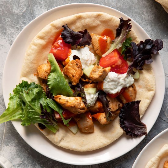 Chicken Pitas