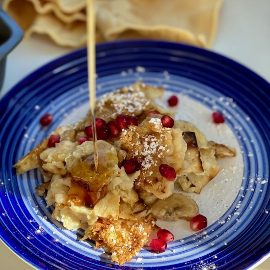 Overnight Banana Matzah Bake