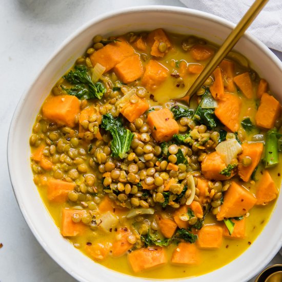 Lentil & Sweet Potato Curry