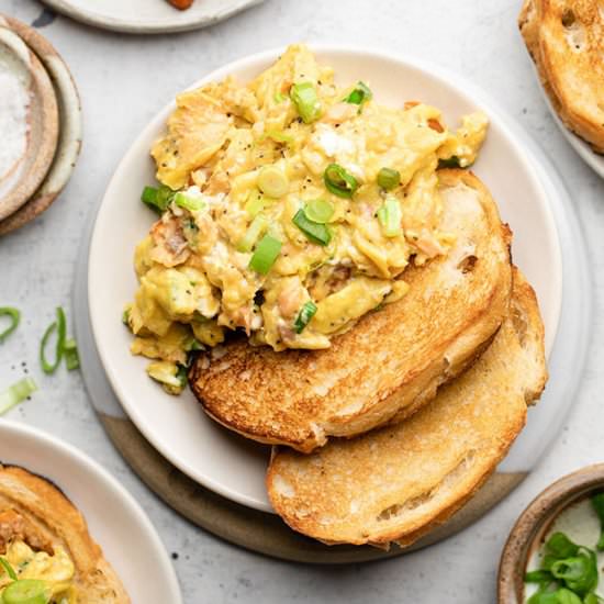 Smoked Salmon Scrambled Eggs