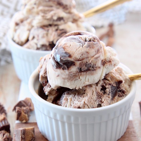 No Churn Moose Tracks Ice Cream