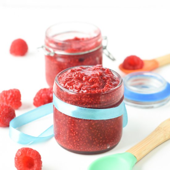 Raspberry Chia seed jam