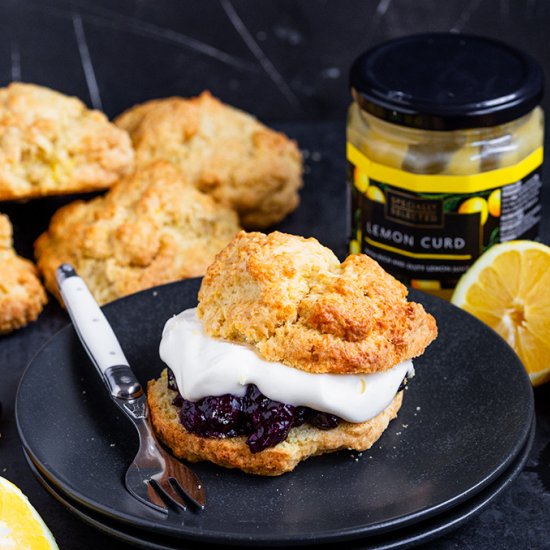 Lemon Blueberry Shortcakes