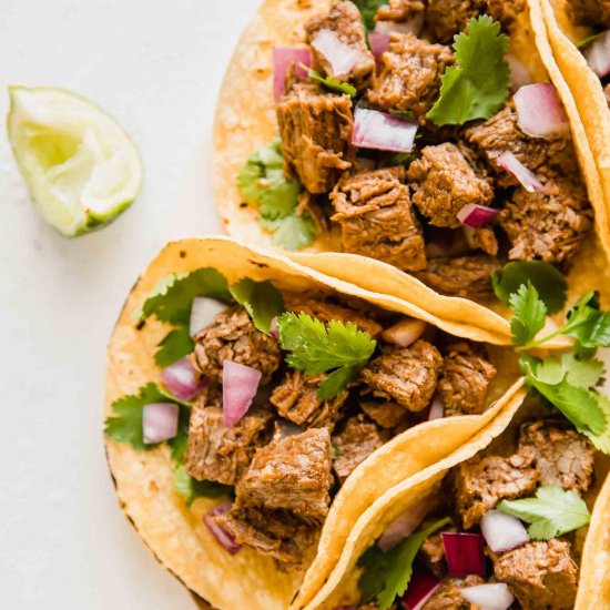 Instant Pot Carne Asada Tacos