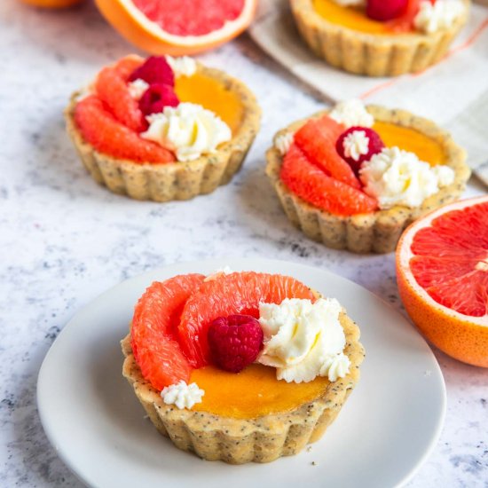 Grapefruit Curd Tart