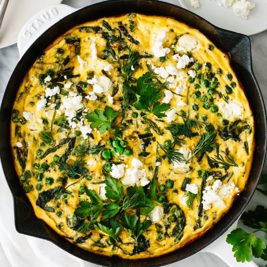 Spring Vegetable Frittata