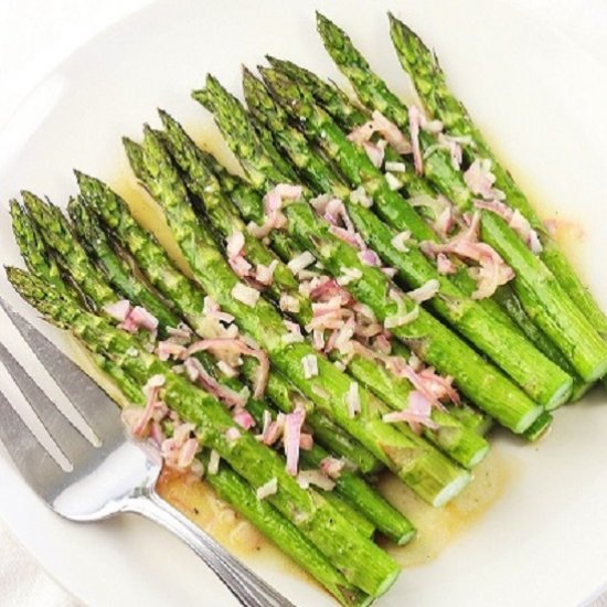 Roasted Asparagus With Vinaigrette