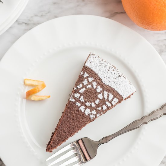 Chocolate Orange Almond Cake