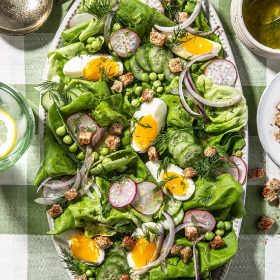 Spring Salad with Lemon Vinaigrette