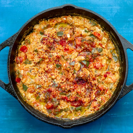 Menemen (Turkish Scrambled Eggs)