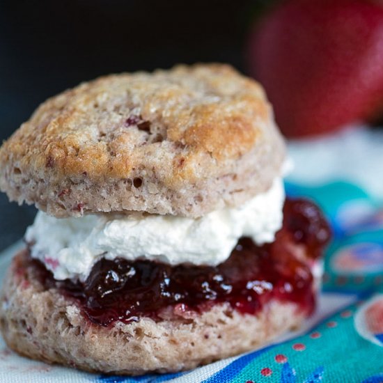 Strawberry Biscuits