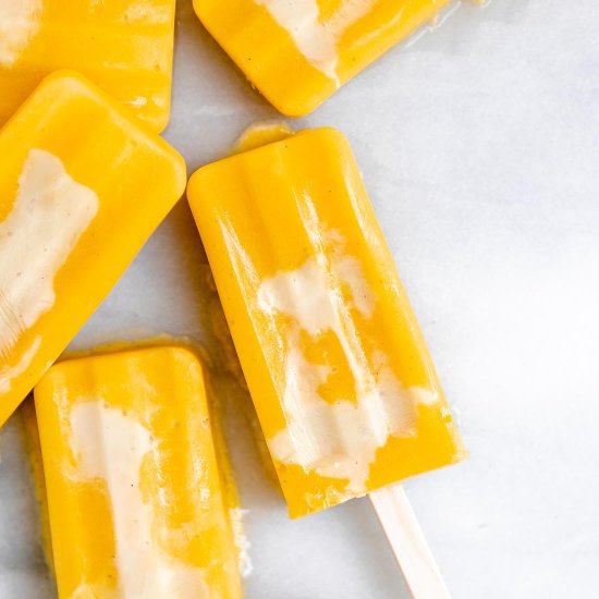 Pineapple Mango Popsicles