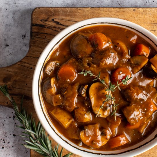 Hearty Vegan Irish Stew