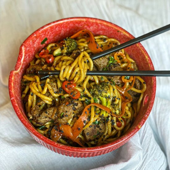 Sweet Chili Beef Stir Fry