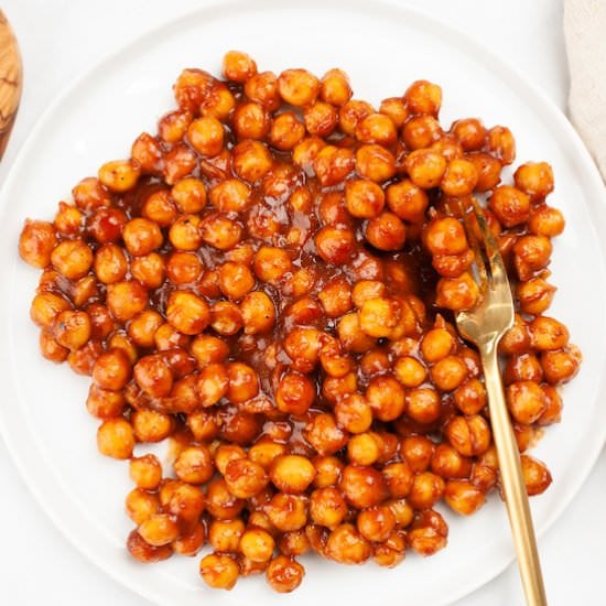 Vegan BBQ Chickpeas