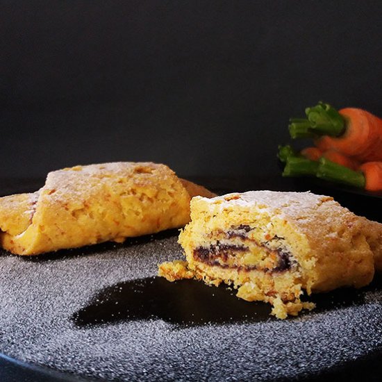 Carrot Crescents with Nutella