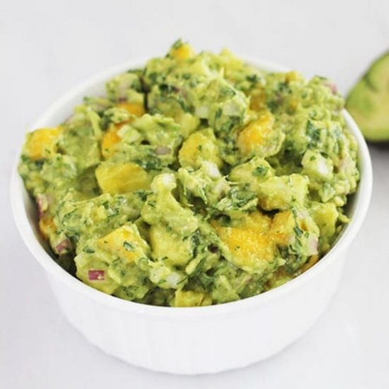 Pineapple Mango Guacamole