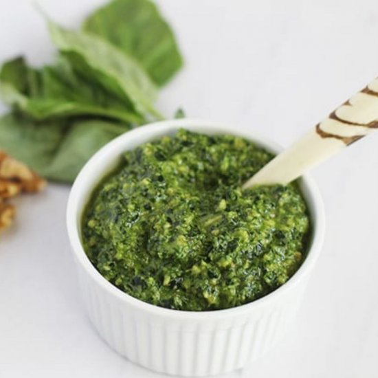 Kale and Walnut Pesto