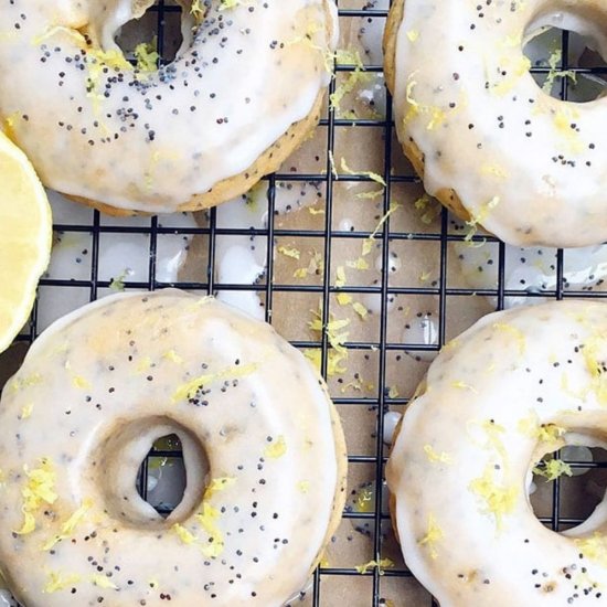 Lemon Poppy Seed Donuts