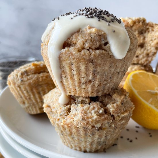 Healthy Lemon Chia Seed Muffins