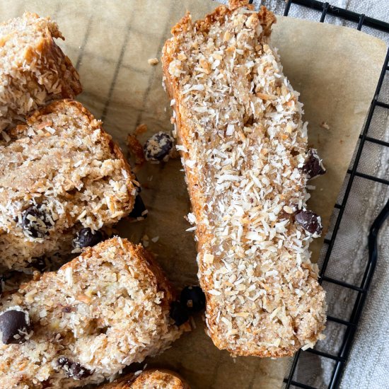 Vegan Coconut Banana Bread