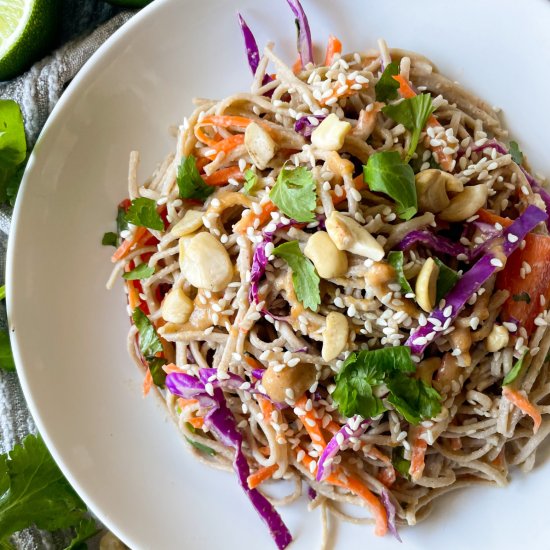 Vegetarian Soba Noodle Salad