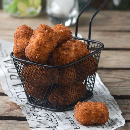 Serrano ham croquettes