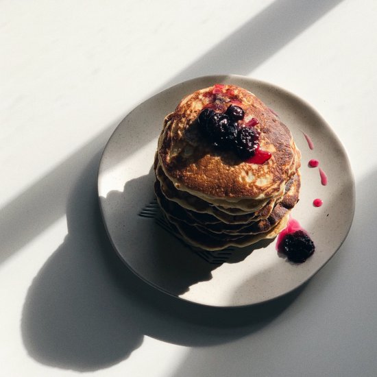 Blueberry Breakfast Pancakes