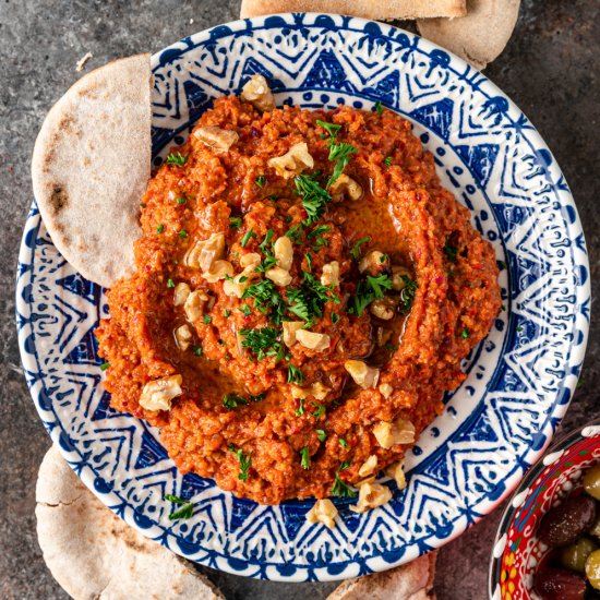 Roasted Red Pepper Dip – Muhammara