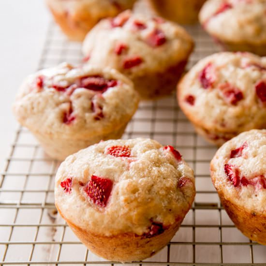 Strawberry Banana Muffins