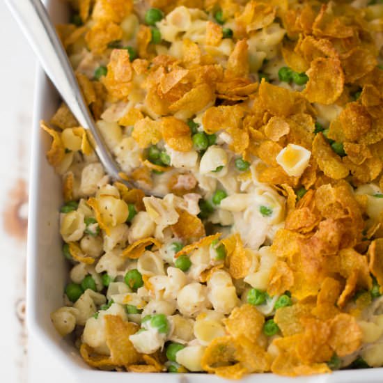 Lighter Tuna Noodle Casserole