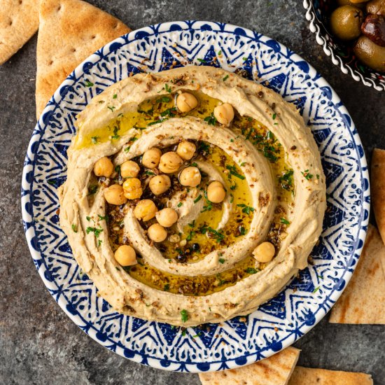 Mediterranean Hummus – Chickpea Dip