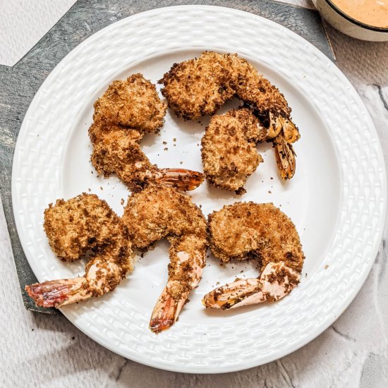 Air fryer tempura shrimp