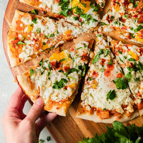 Easy Shakshuka Pizza