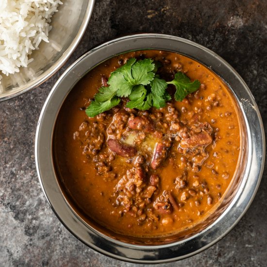 Creamy Black Dal Makhani