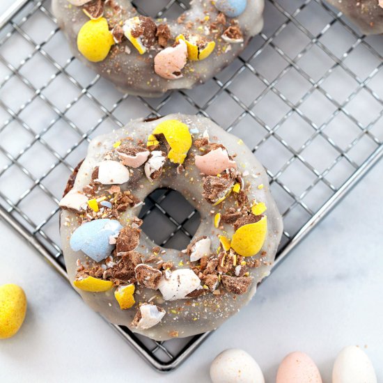 Cadbury Mini Egg Donuts