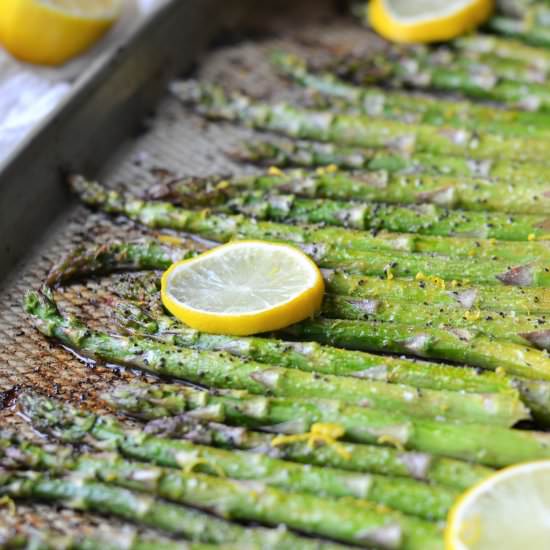 Lemon Poppy Seed Asparagus