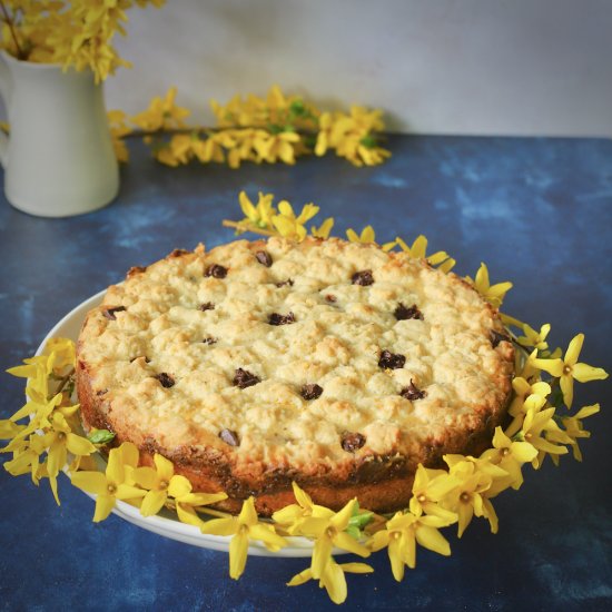 Ricotta and Chocolate Crumb Cake