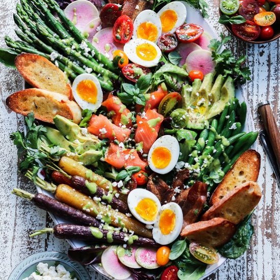 spring brunch cobb salad