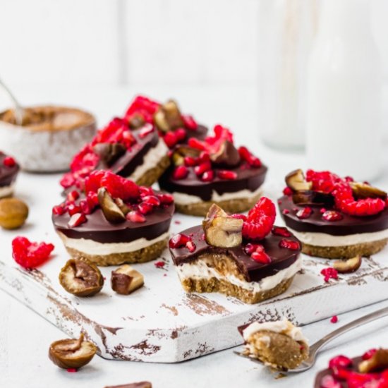 Chocolate Chestnut Cheesecakes