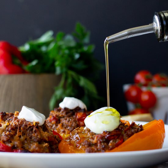 Keto (Low-Carb) Stuffed Peppers