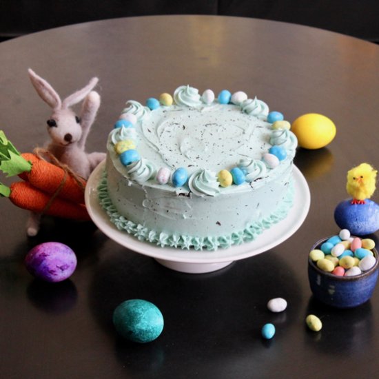 Malted Chocolate Easter Cake