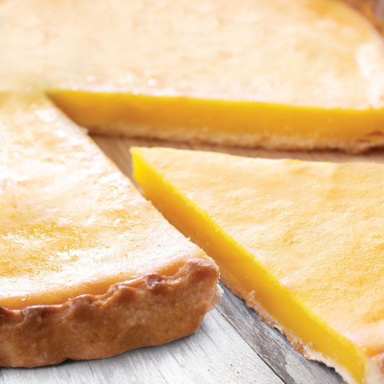 Meyer Lemon Ginger Tart