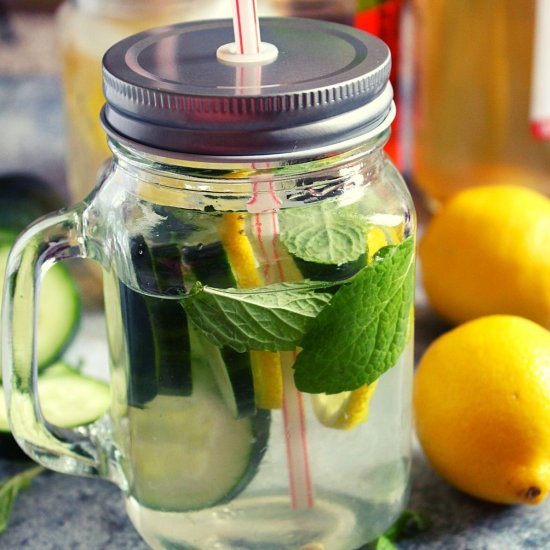 Lemon Cucumber Water