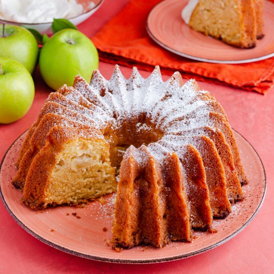 Apple and Olive Oil Bundt Cake