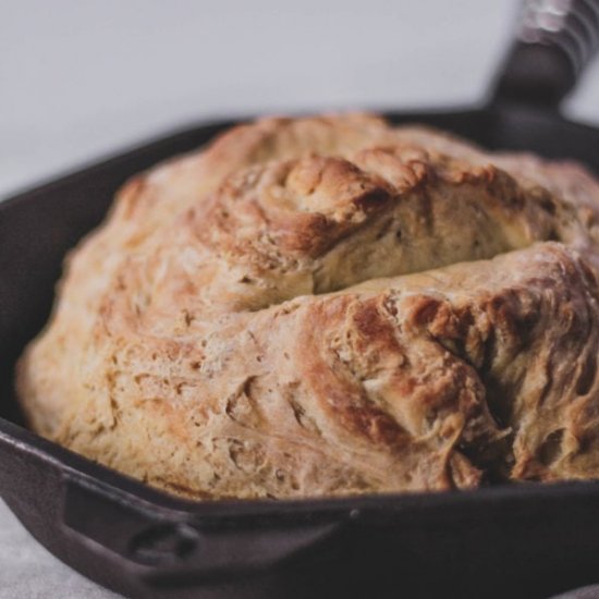 vegan cast iron skillet bread