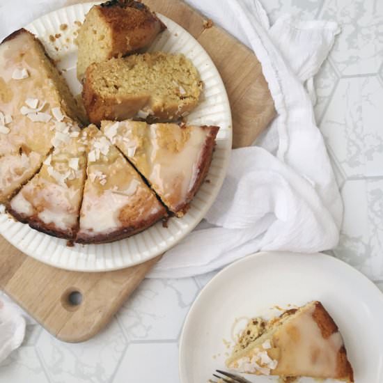 Honey Glazed Roasted Lemon Cake